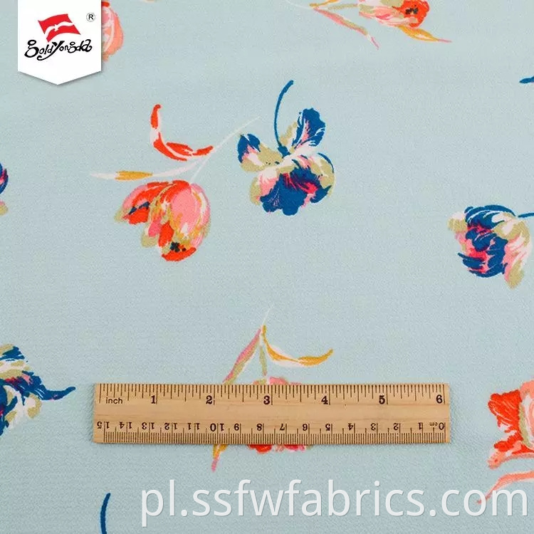 Fashion Beautiful Floral Printed Fabric